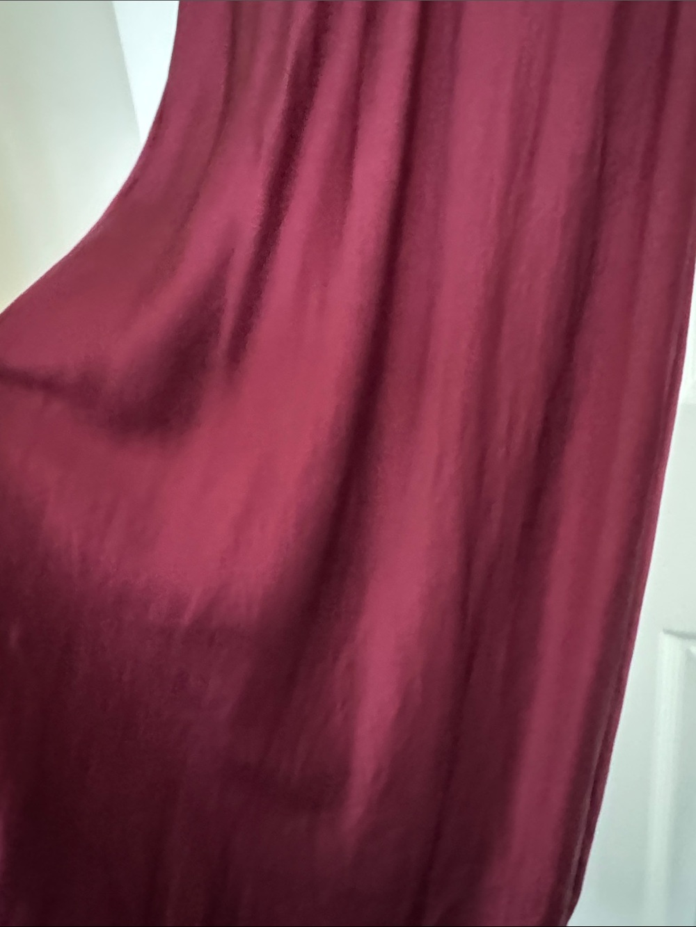 Nili Lotan Burgundy Silk Slip Dress - Picture 8 of 12